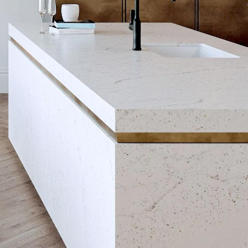 Plan de travail en Quartz Silestone® Eclectic Pearl